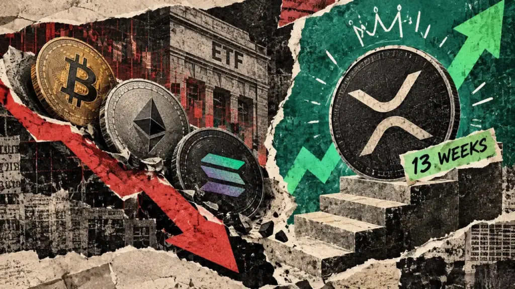 XRP ETFs extend inflow streak as rival funds shed $1.25B XRP ETFs extend inflow streak as rival funds shed $1.25B